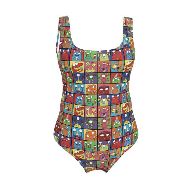 NEW IN! Handmade UK Swimsuit | Sizes 2XS to 7XL | Cute Critters - Designed By Debz