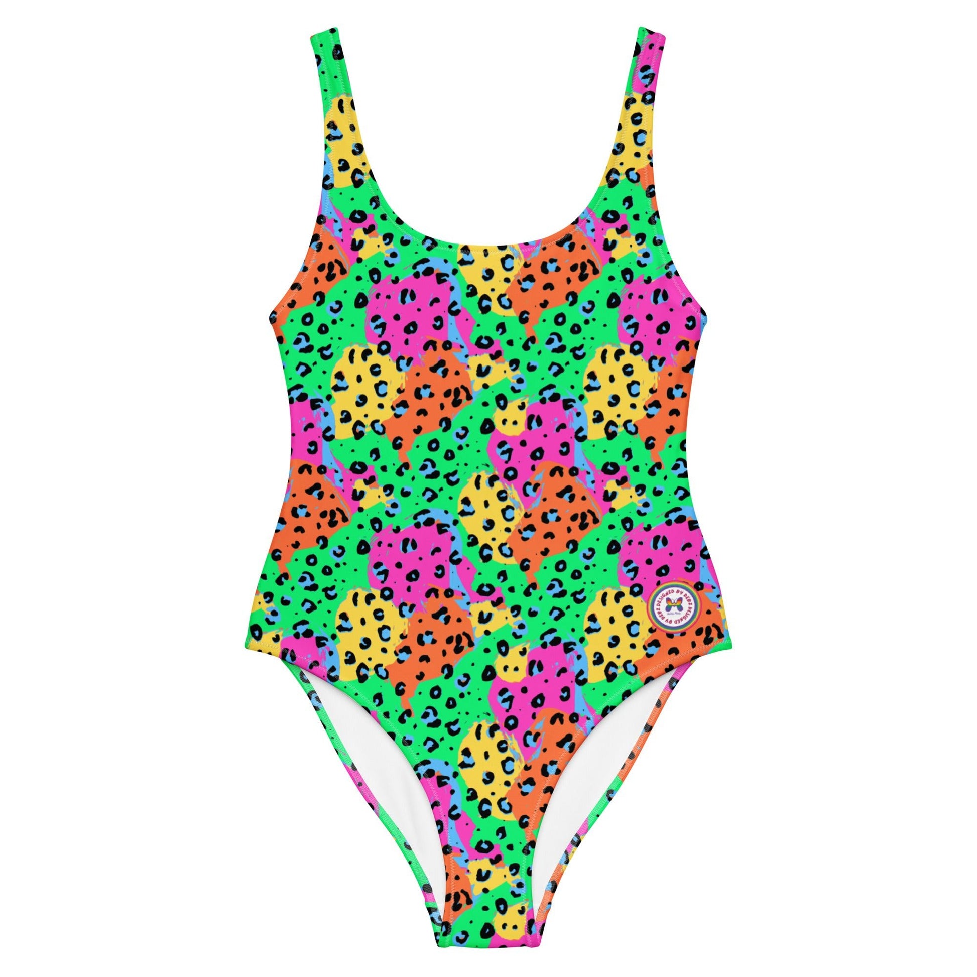 One-Piece Swimsuit | Swimsafe Neon | Recycled - Designed By Debz