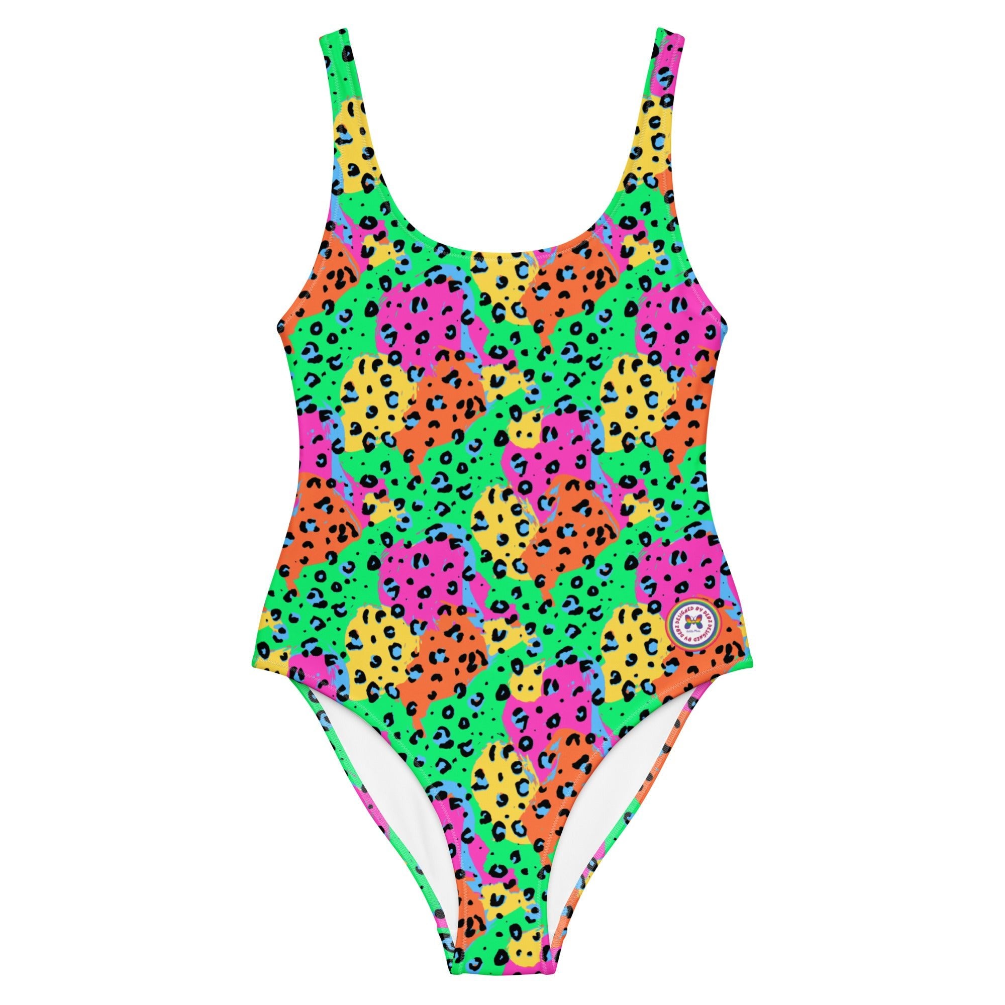 One-Piece Swimsuit | Swimsafe Neon | Recycled - Designed By Debz