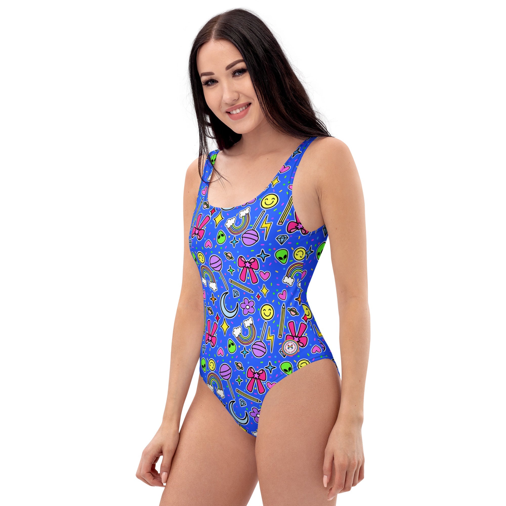 One-Piece Swimsuit | Wilde Mode X Dorkface Creates | Recycled | 2XS - 6XL - Designed By Debz