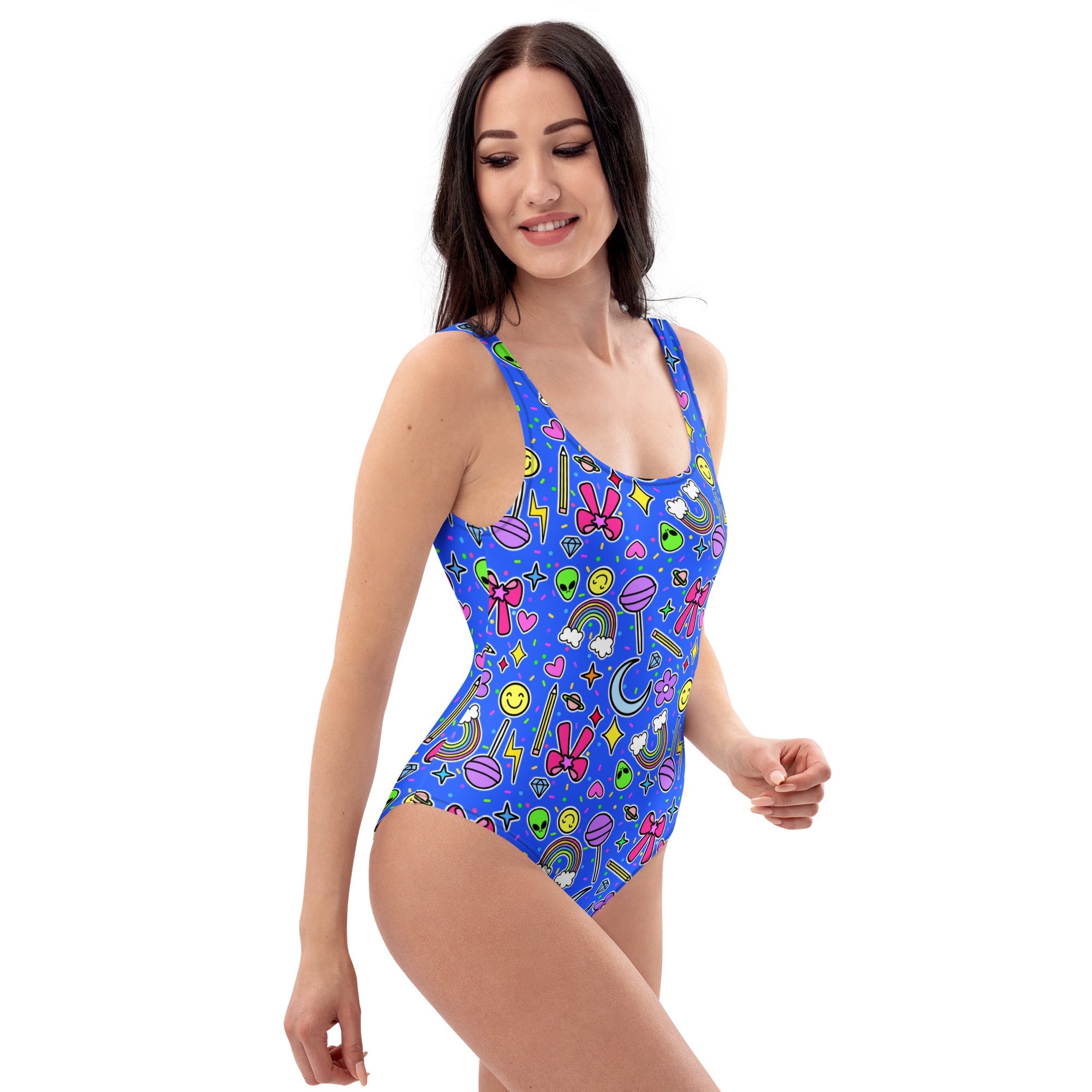 One-Piece Swimsuit | Wilde Mode X Dorkface Creates | Recycled | 2XS - 6XL - Designed By Debz