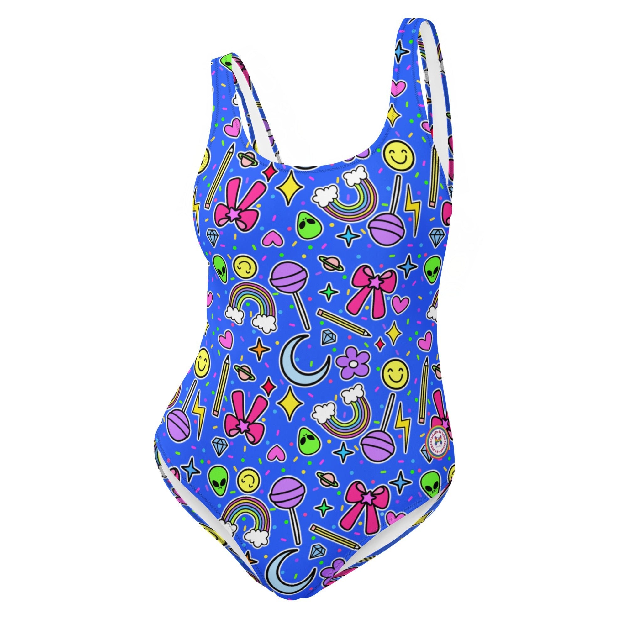 One-Piece Swimsuit | Wilde Mode X Dorkface Creates | Recycled | 2XS - 6XL - Designed By Debz