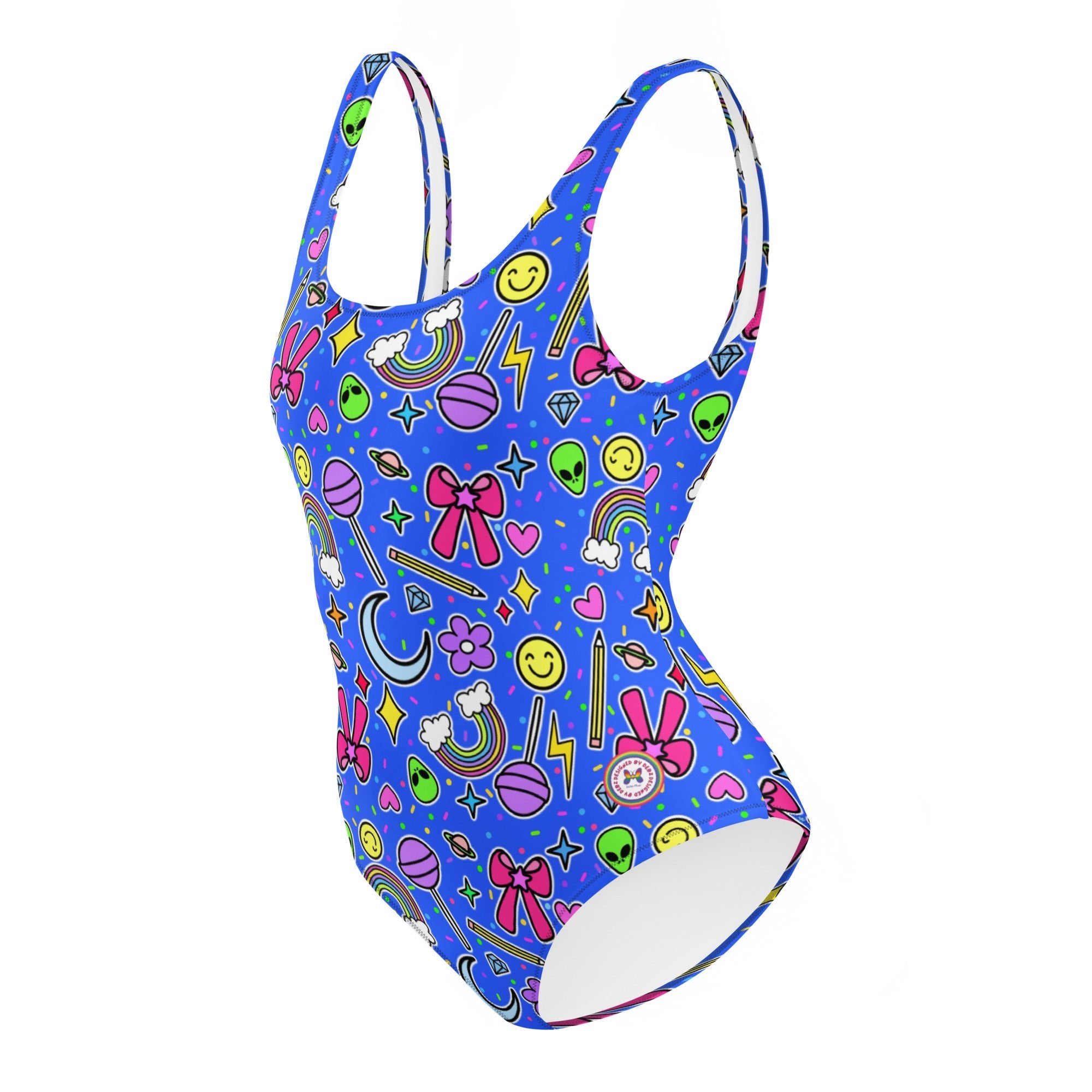One-Piece Swimsuit | Wilde Mode X Dorkface Creates | Recycled | 2XS - 6XL - Designed By Debz