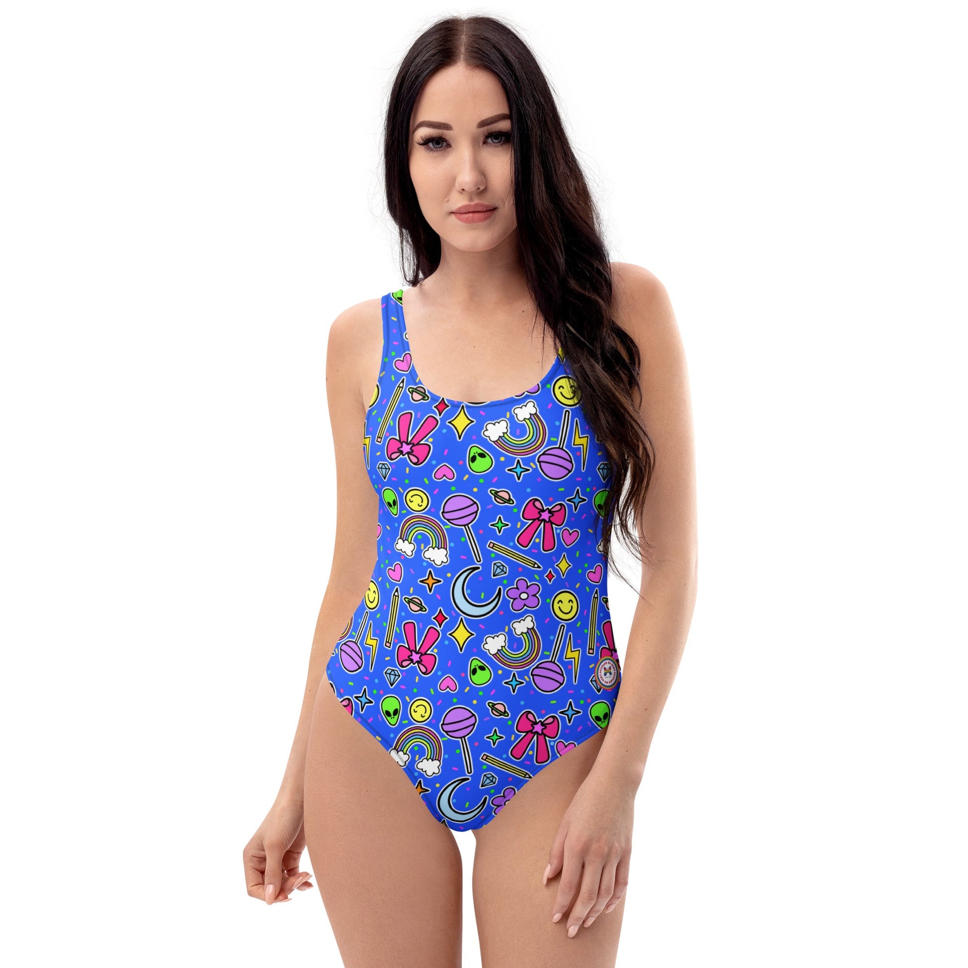 One-Piece Swimsuit | Wilde Mode X Dorkface Creates | Recycled | 2XS - 6XL - Designed By Debz