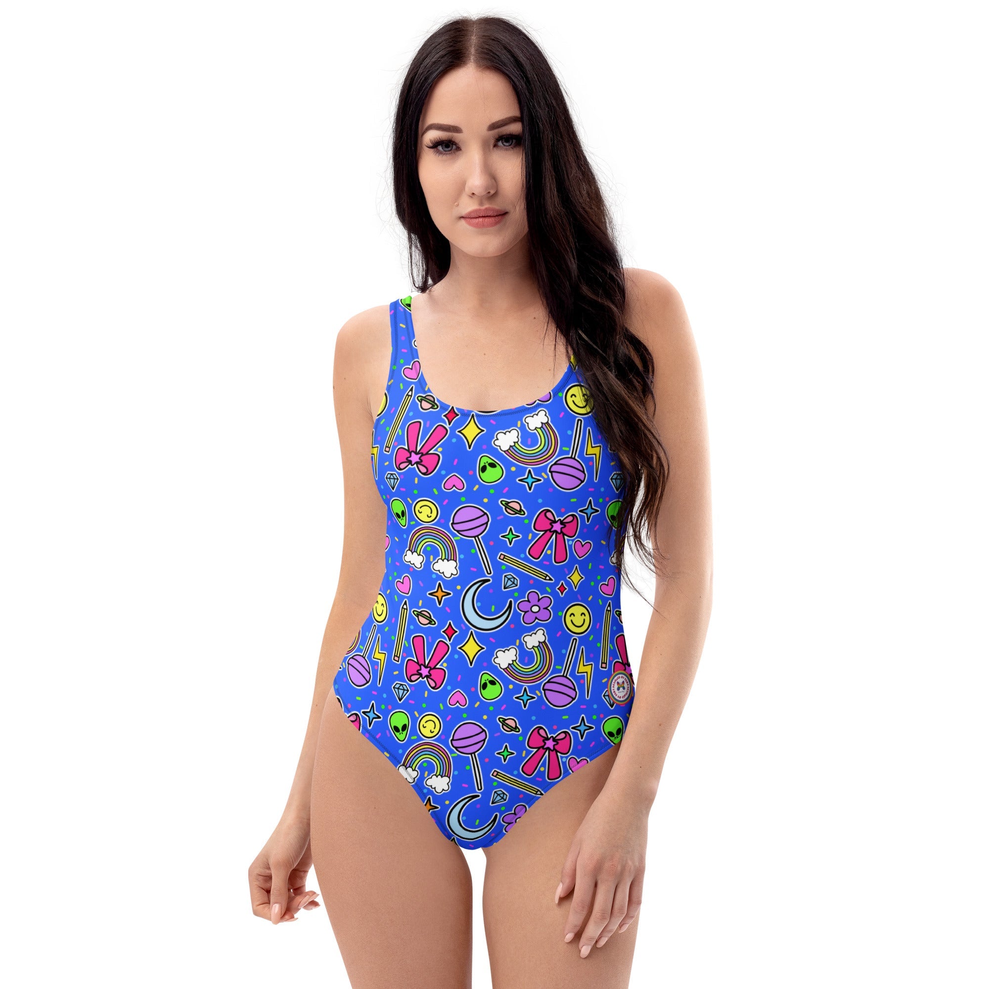 One-Piece Swimsuit | Wilde Mode X Dorkface Creates | Recycled | 2XS - 6XL - Designed By Debz