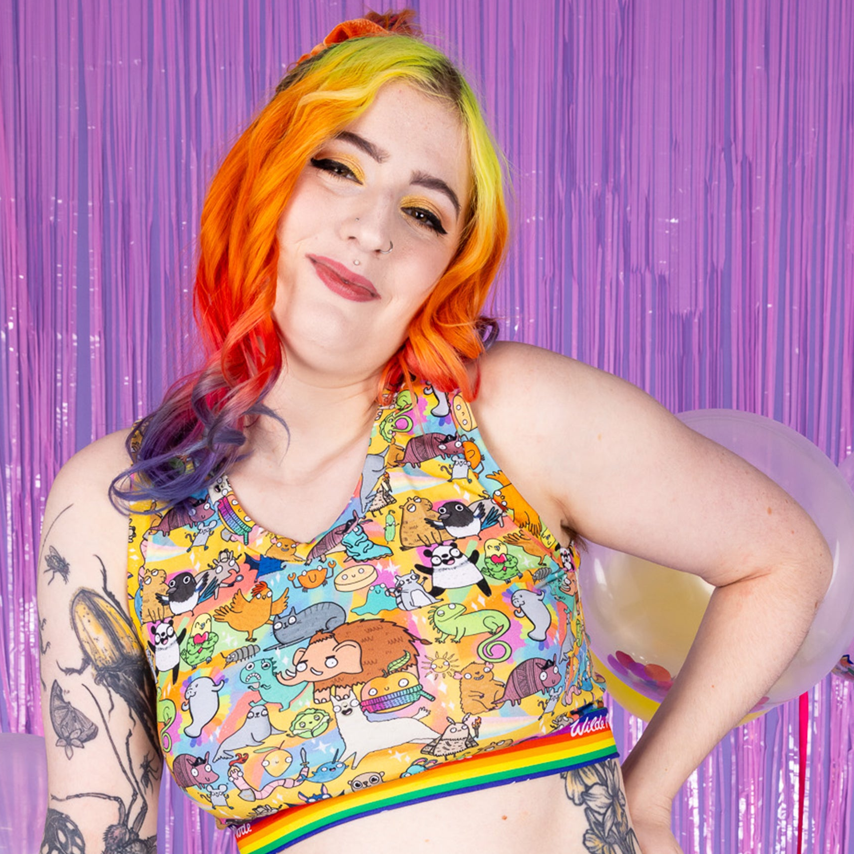 Wilde Mode Comfort Bralette | Wilde Mode x Katie Abey Weird & Wonderful Bralette | Organic Cotton