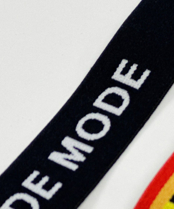 Black adjustable slider strap designed for bras by Designed By Debz, featuring a sleek, customizable fit for comfortable support.
