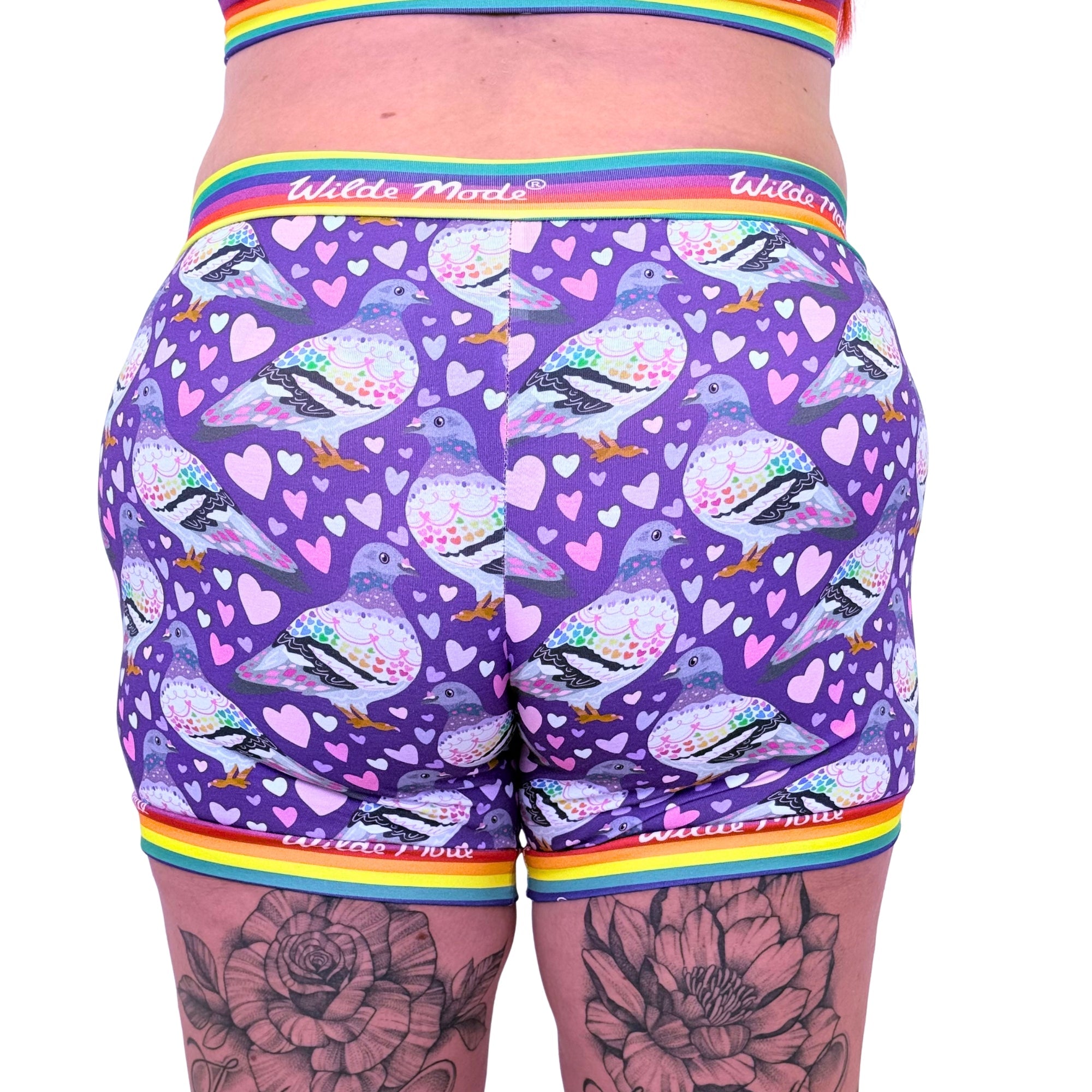 Wilde Mode Comfort Boxers | Pigeon Love | Organic Cotton - Designed By Debz