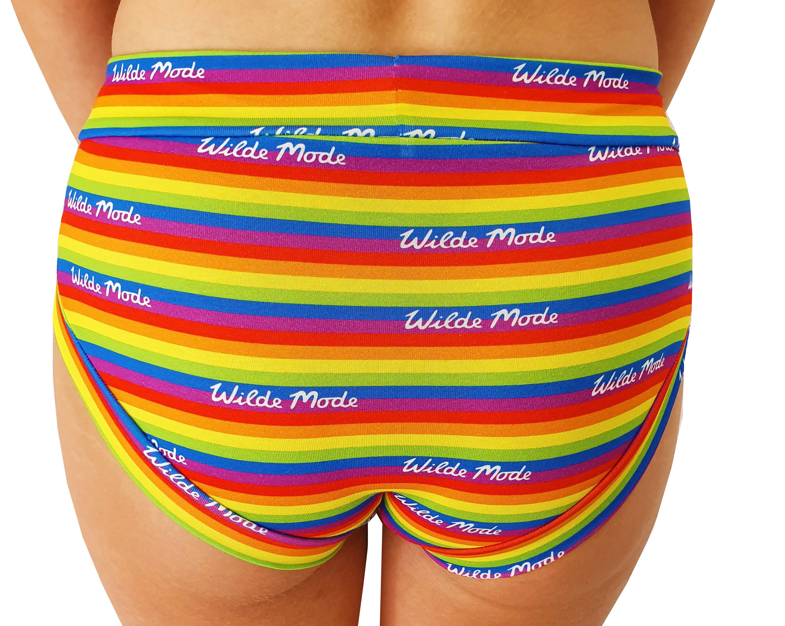 Brief | Wilde Mode Rainbow Stripe | Organic Cotton